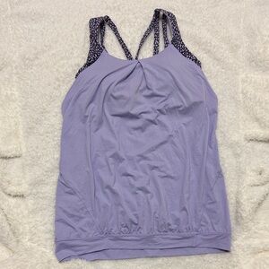 Lululemon Purple Strappy Tank Top